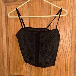 aerie Black Lace Bralette
